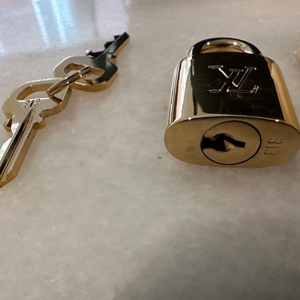 Authentic Louis Vuitton Lock and Key